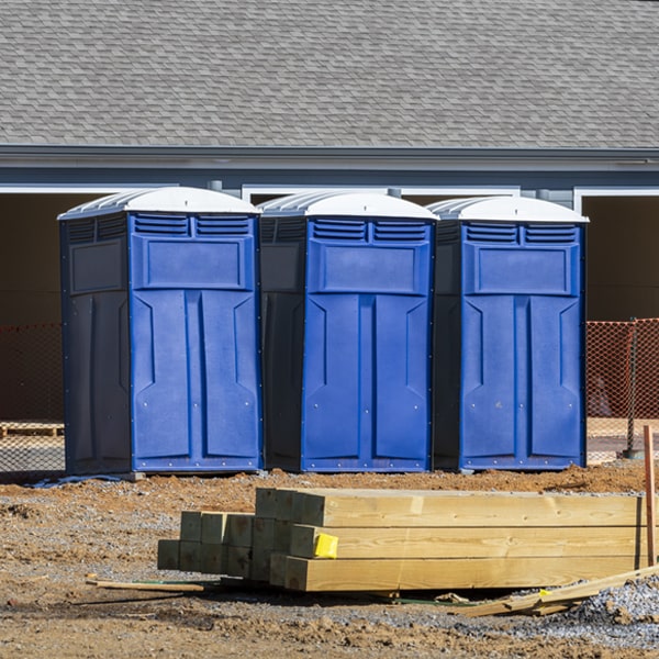 is there a specific order in which to place multiple portable toilets in Westwood Missouri